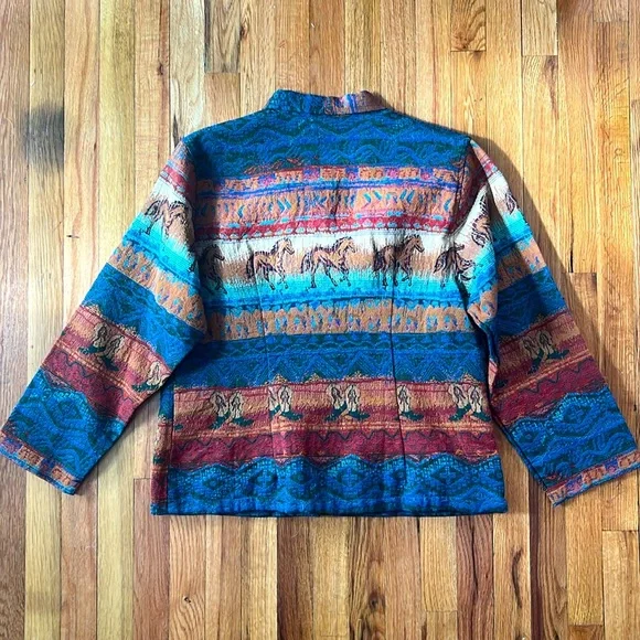 Vintage Western Tapestry Coat - Picture 9 of 10